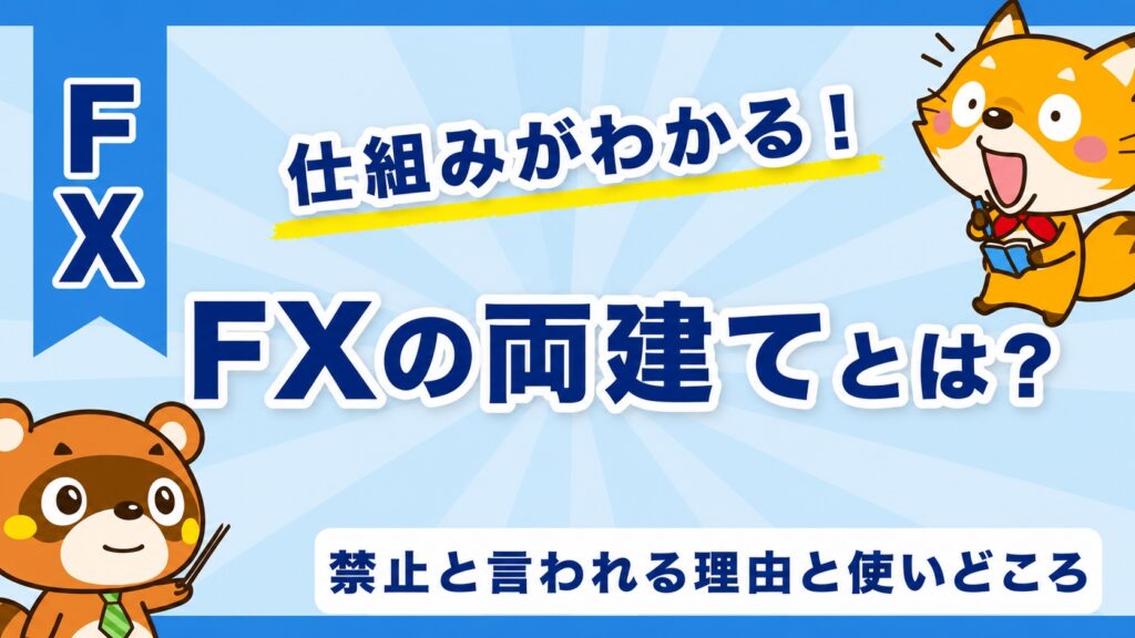 FXの両建てとは？禁止と言われる理由と使いどころ