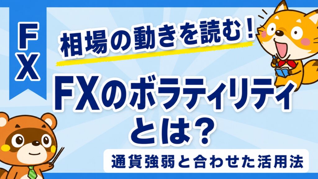 FXのボラティリティとは？通貨強弱と合わせた活用法