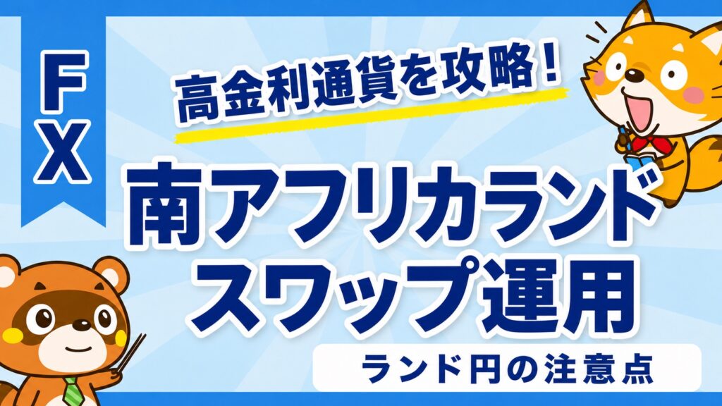 南アフリカランドのスワップ運用！ランド円の注意点