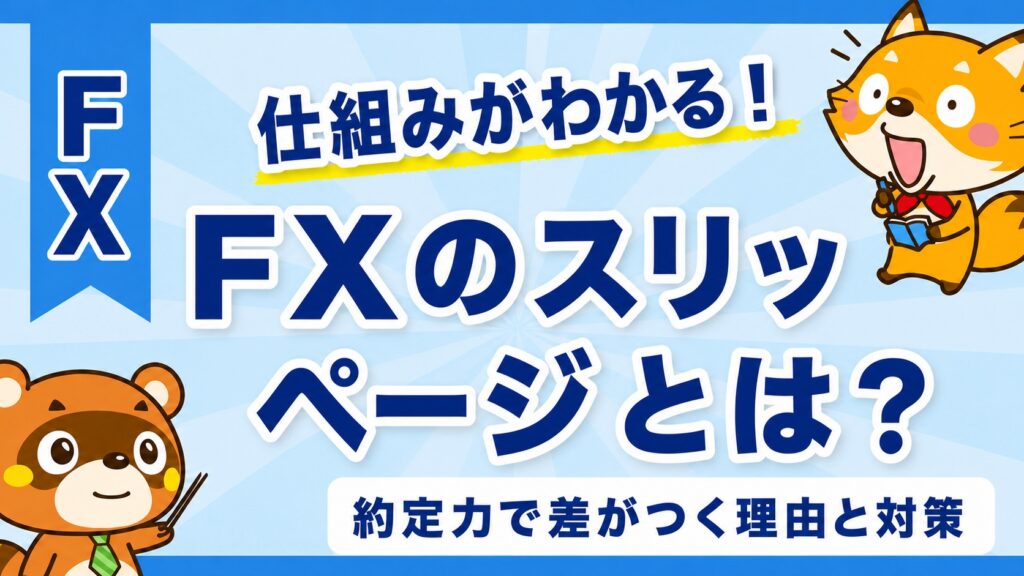 FXのスリッページとは？約定力で差がつく理由と対策