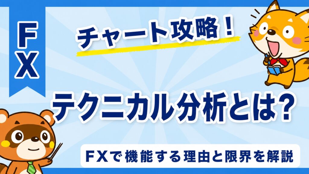テクニカル分析とは？FXで機能する理由と限界を解説
