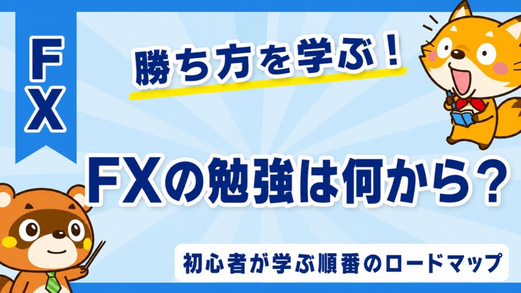 FXの勉強は何から？初心者が学ぶ順番のロードマップ