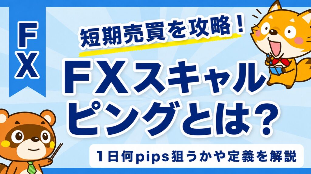 FXスキャルピングとは？1日何pips狙うかや定義を解説