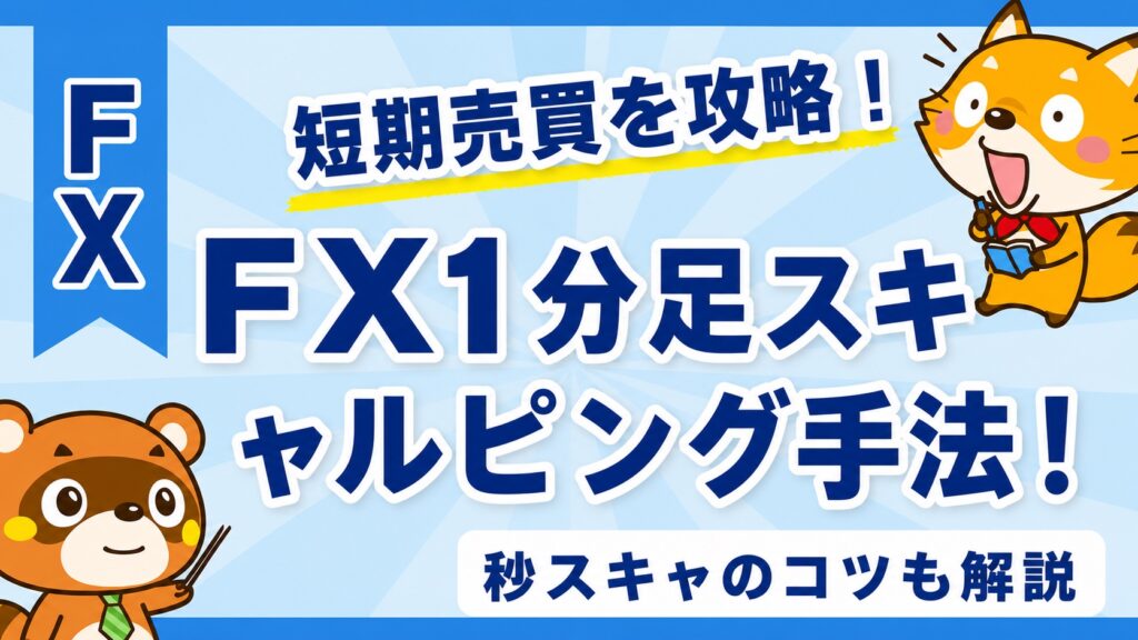 FX1分足スキャルピング手法！秒スキャのコツも解説