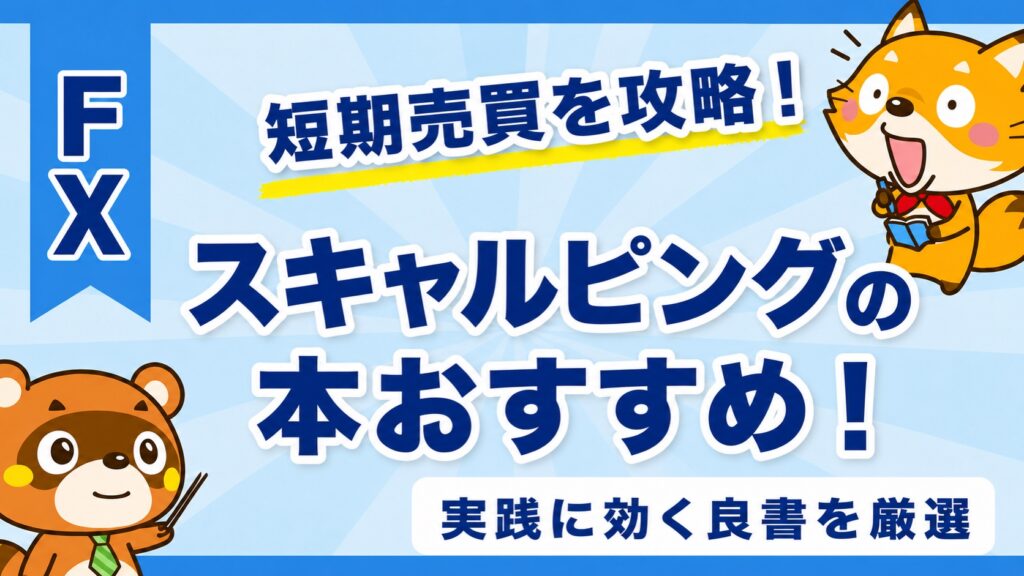 スキャルピングの本おすすめ！実践に効く良書を厳選