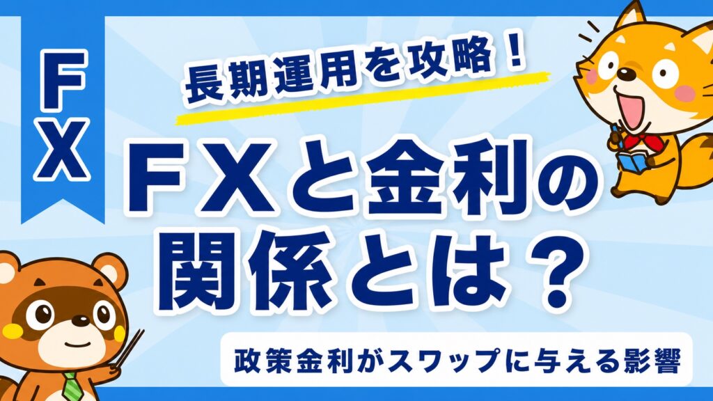 FXと金利の関係とは？政策金利がスワップに与える影響