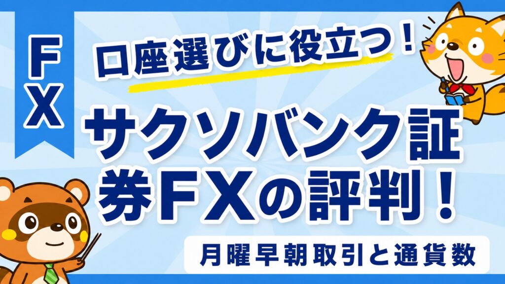サクソバンク証券FXの評判！月曜早朝取引と通貨数