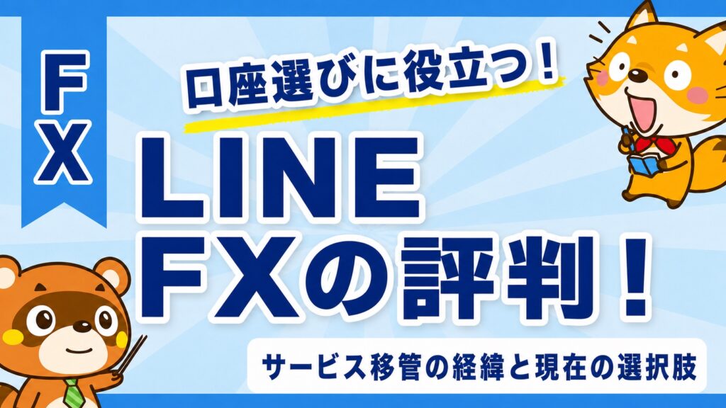 LINE FXの評判！サービス移管の経緯と現在の選択肢