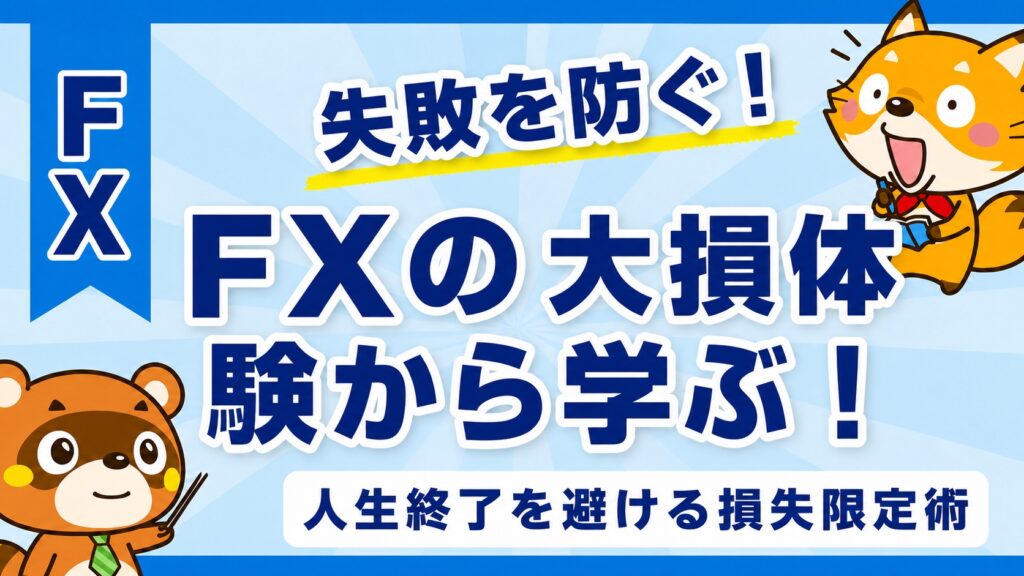 FXの大損体験から学ぶ！人生終了を避ける損失限定術