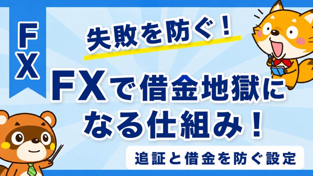 FXで借金地獄になる仕組み！追証と借金を防ぐ設定