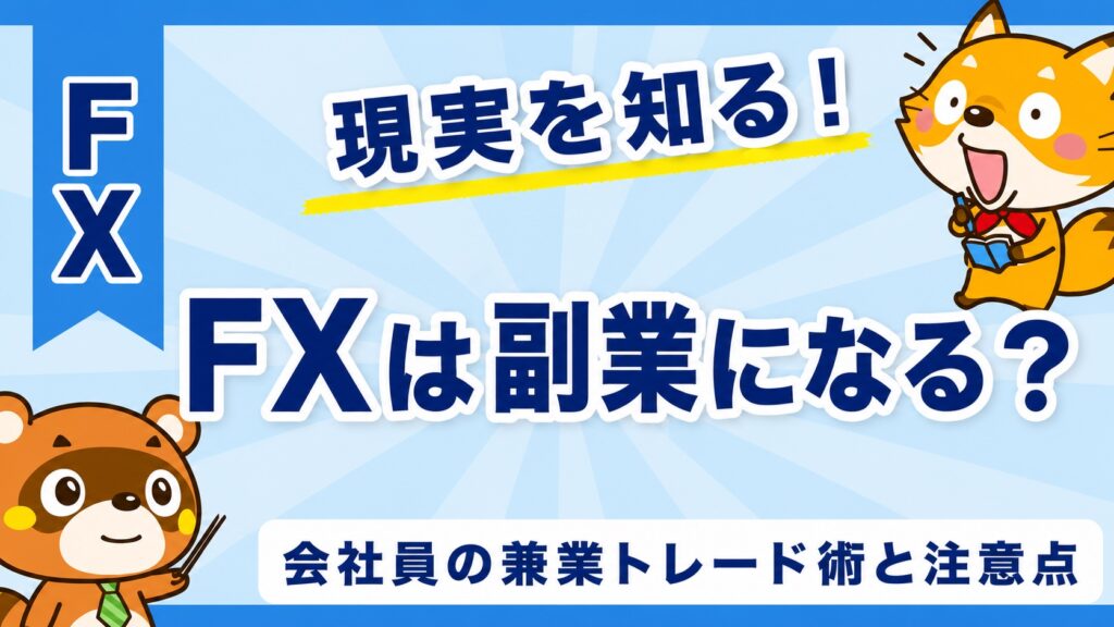 FXは副業になる？会社員の兼業トレード術と注意点
